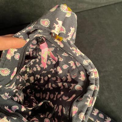 Lot 117  Vera Bradley Small Hipster Bag and Glasses Case