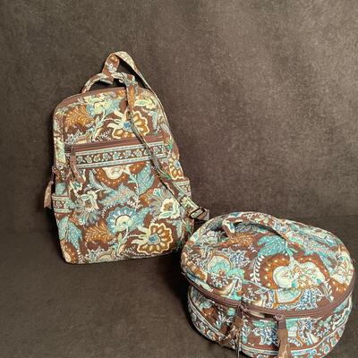 Lot 118  Vera Bradley Campus Bag and Lunch Bag
