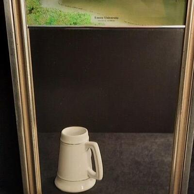 Lot 124  Emory University Mirror and Stein