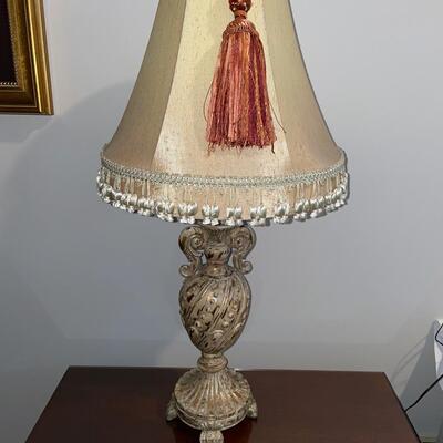 Lot 135  Gold Lamp