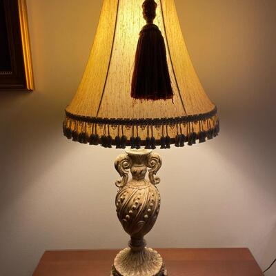 Lot 135  Gold Lamp