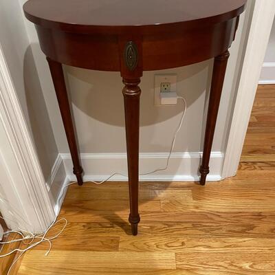 Lot 141  Small Half-Round Side Table