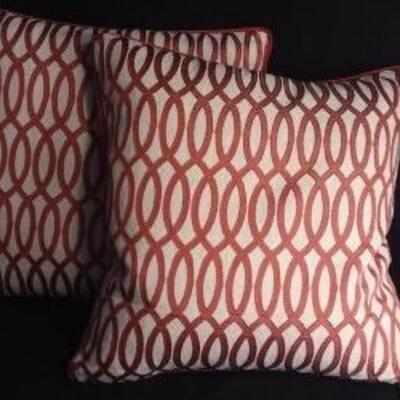 Lot 143  Pair of Decor Pillows