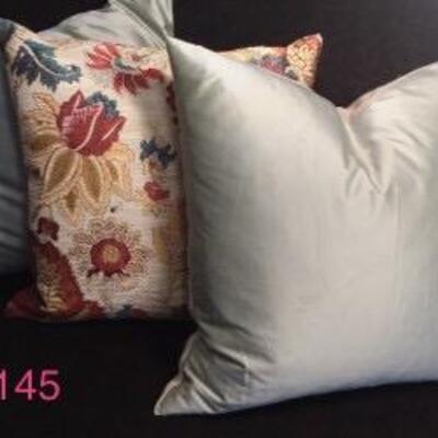 Lot 145  Three Decor Pillows