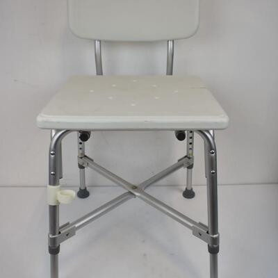 Adjustable Height Shower Chair by Medline
