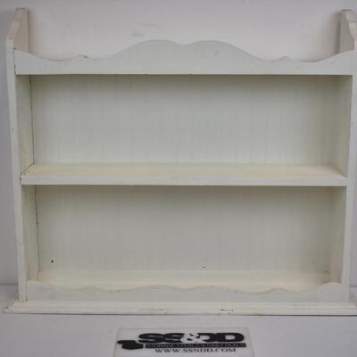 White Shelf for Books, Display, etc