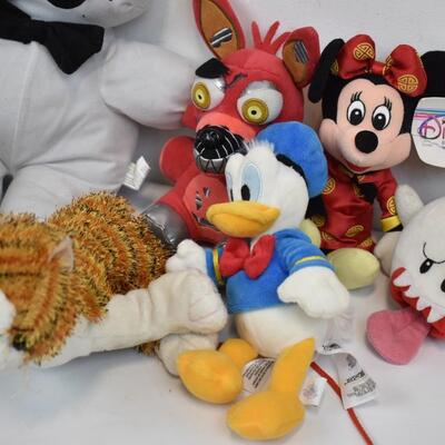Various Toys & Stuffies: Disney, FNAF, StarWars, Peanuts, South Park, etc