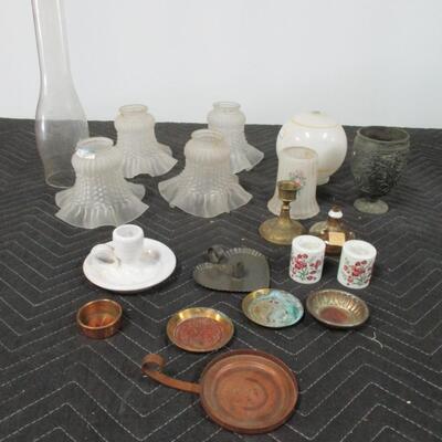 Lot 8 - Light Shades - Candle Holders & More
