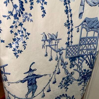 #199 Blue and White Toile de Jouy 