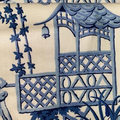 #199 Blue and White Toile de Jouy 