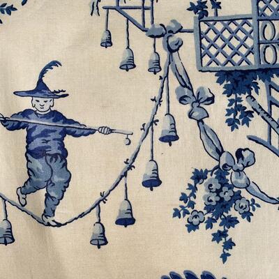 #199 Blue and White Toile de Jouy 
