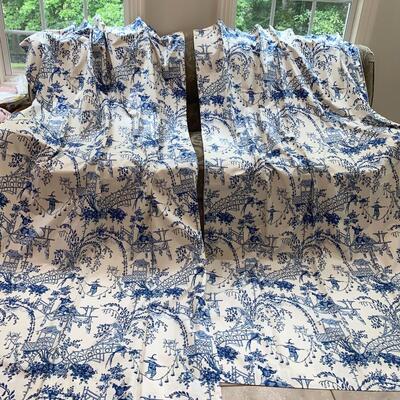 #199 Blue and White Toile de Jouy 