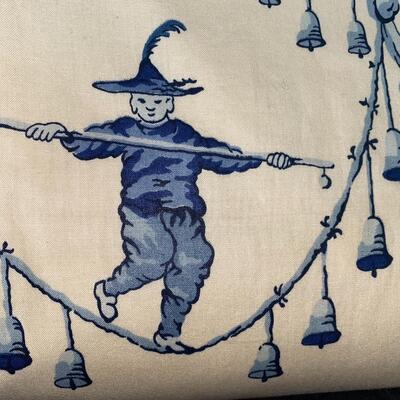 #199 Blue and White Toile de Jouy 