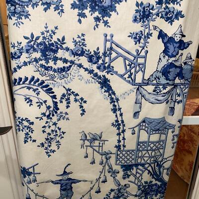 #199 Blue and White Toile de Jouy 