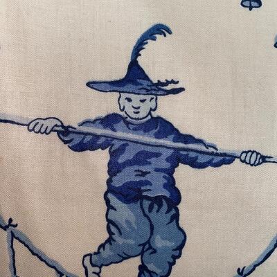 #199 Blue and White Toile de Jouy 