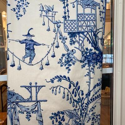 #199 Blue and White Toile de Jouy 