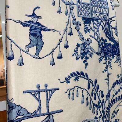 #199 Blue and White Toile de Jouy 