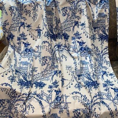 #199 Blue and White Toile de Jouy 