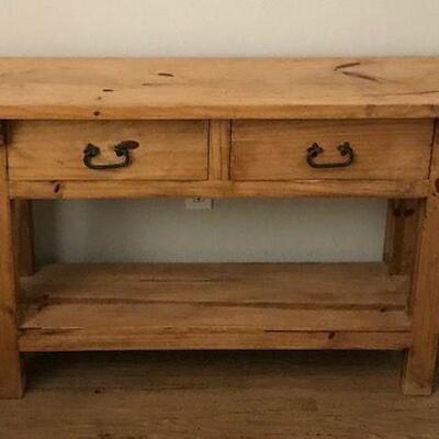 Pine Entry Table. Local pick up only in Auburn, CA.