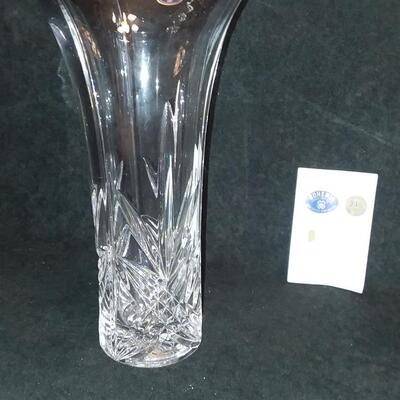 Lot 170  Bohemian Crystal Vase 10"