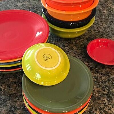 Fiesta Dinnerware China Lot #1-21 Pieces-Local pick up only in Auburn, CA.
