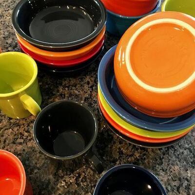 Fiesta Dinnerware China Lot #2-22 Pieces-Local pick up only in Auburn, CA.