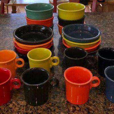 Fiesta Dinnerware China Lot #2-22 Pieces-Local pick up only in Auburn, CA.
