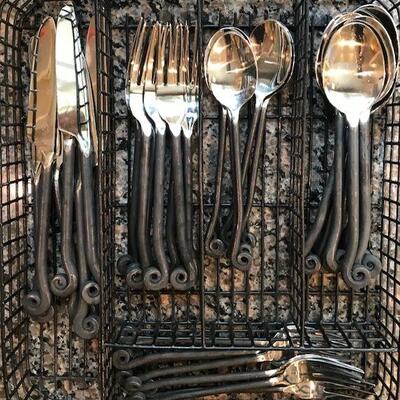 GS Flatware Set & Serving Pieces-52 Pieces. Local pick up only in Auburn, CA.
