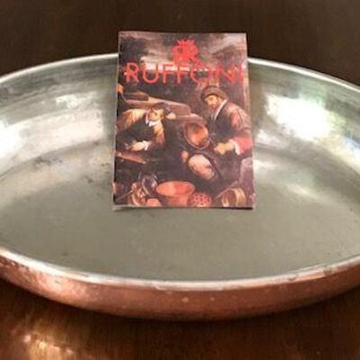 Ruffoni  Copper Paella Pan With Brass Handles. Local pick up only in Auburn, CA.