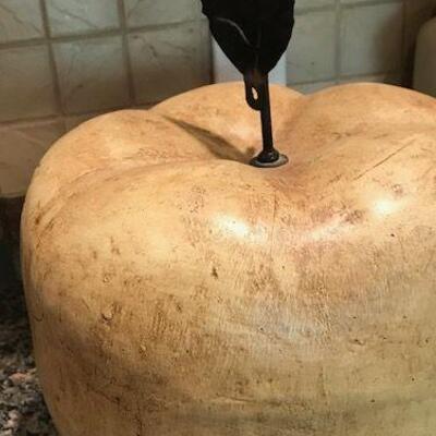 Large Ceramic Apple. Local pick up only in Auburn, CA.