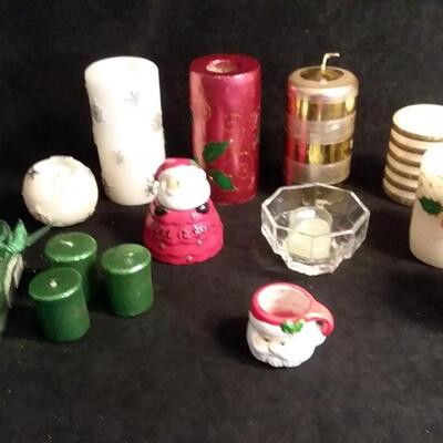 Lot 197 Assorted Christmas Candles