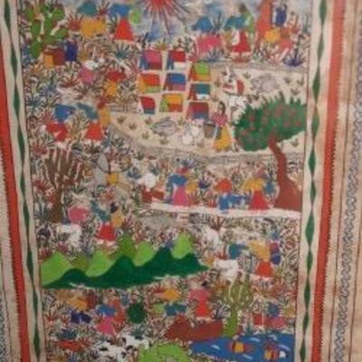 Lot 226 Framed Art on Rice Paper