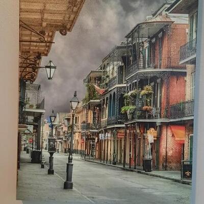 Lot 228   New Orleans French Quarter Canvas