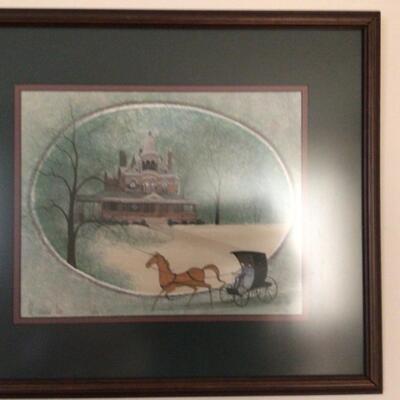 411 Singed Patricia Buckley Moss Amish Print  