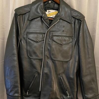Vintage Black Leather Jacket by Schott Bros