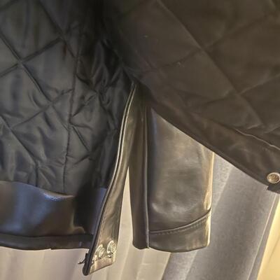 Vintage Black Leather Jacket by Schott Bros