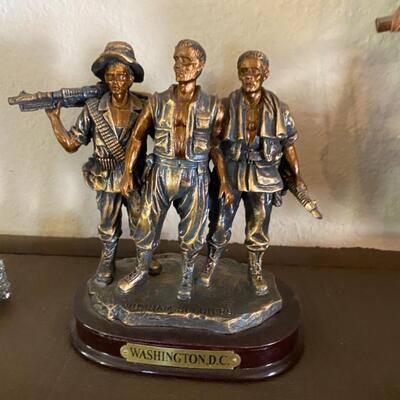 Vietnam Veterans War Memorial Replica Statue 
