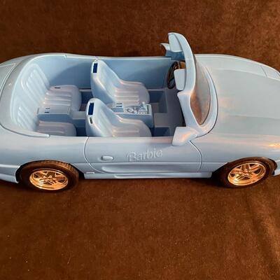Lot 257  Barbie Blue Convertible Car