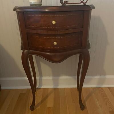 Lot 261  Side Table with 2 Drawers