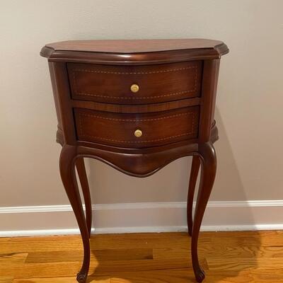 Lot 261  Side Table with 2 Drawers