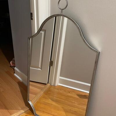Lot 288  Brand New Large Mirror with Aged Silver Finish