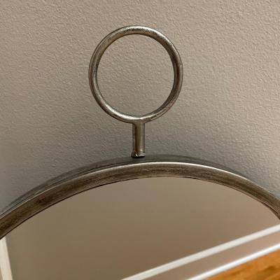 Lot 288  Brand New Large Mirror with Aged Silver Finish