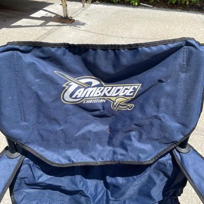 Lot 289  Cambridge Christian Blue Soccer Chair