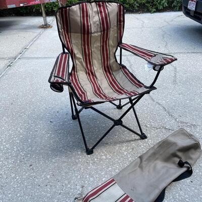 Lot 291 Striped Soccer Chair
