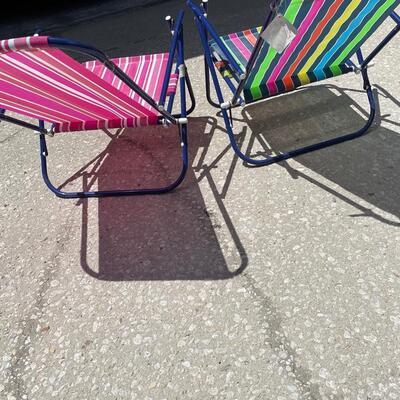 Lot 311 Pair of Folding Beach Chairs