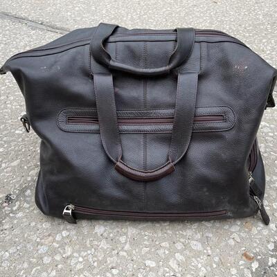 Lot 313 Cole Haan Brown Leather Travel Duffle