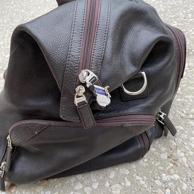 Lot 313 Cole Haan Brown Leather Travel Duffle