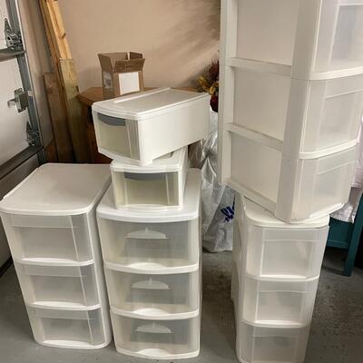 Lot 315 Plastic Storage Drawers