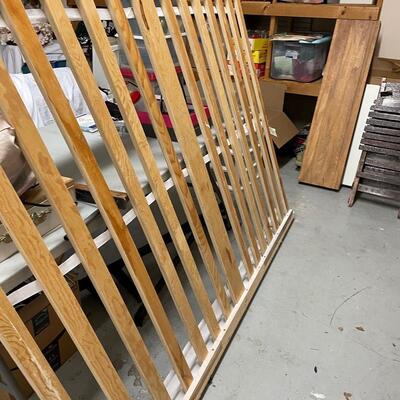 Lot 318 Stanley Full Size Slat Bed Frame
