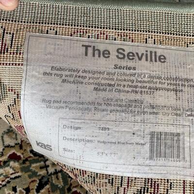 LOT#71D: The Seville Series Rug 5'3' x 7'7